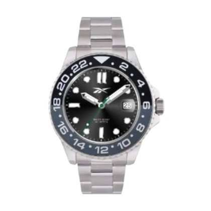 Reebok RV-HOM-G3-AAS1-BW Silver Stainless Steel Strap Men Watch 